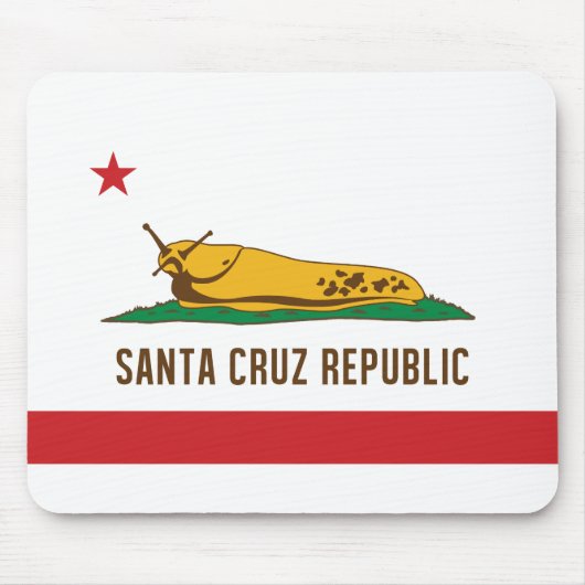 Santa Cruz, Banana Slug Flag Muismat (Voorkant)