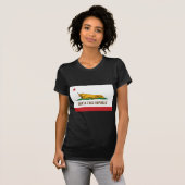 Santa Cruz, Banana Slug Flag T-shirt (Voorkant volledig)