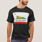 Santa Cruz, Banana Slug Flag T-shirt (Voorkant)