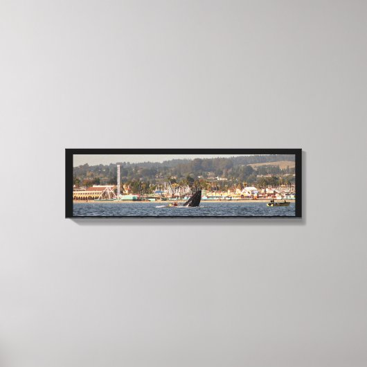Santa Cruz Beach Boardwalk bultrug verpakt Canvas (Voorkant)