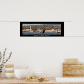 Santa Cruz Beach Boardwalk Humpback Whale Poster (Keuken)