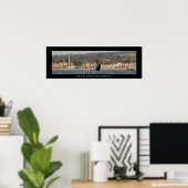 Santa Cruz Beach Boardwalk Humpback Whale Poster (Thuiskantoor)