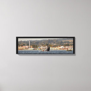 Santa Cruz Beach Boardwalk Humpback Wrapped Canvas Afdruk