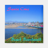 Santa Cruz Beach Boardwalk souvenir magneet (Voorkant)