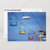 Santa Cruz Beach Boardwalk Tram Briefkaart (Voorkant / Achterkant)