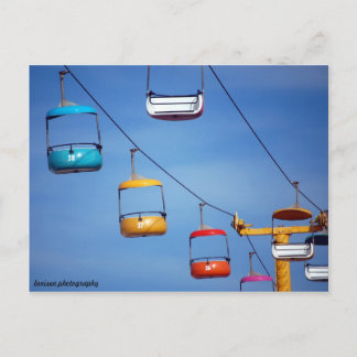 Santa Cruz Beach Boardwalk Tram Briefkaart