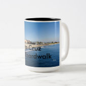 Santa Cruz Beach/Boardwalk Tweekleurige Koffiemok (Voorkant rechts)
