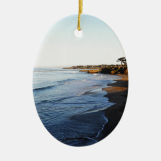 Santa Cruz Beach Keramisch Ornament