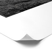 Santa Cruz-bergen in zwart-wit Poster (Hoek)