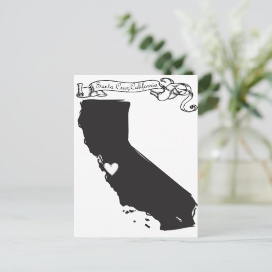 Santa Cruz Briefkaart (Staand voorkant)