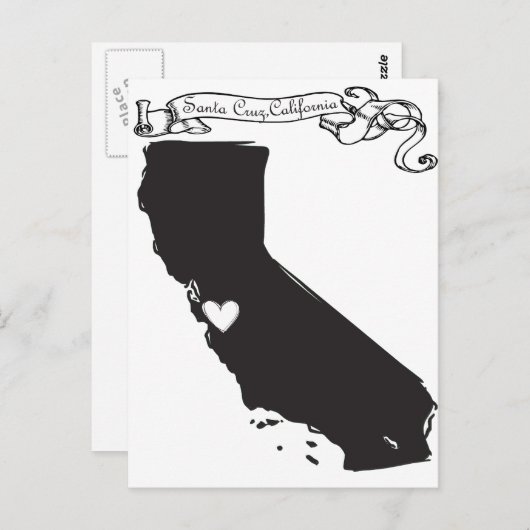 Santa Cruz Briefkaart (Voorkant / Achterkant)