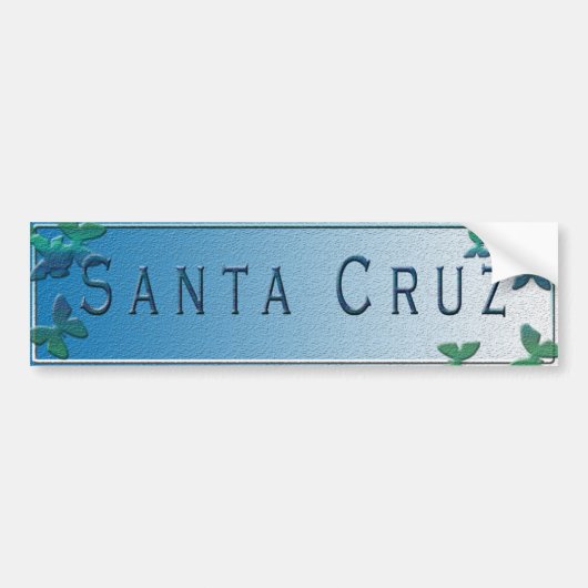 Santa Cruz Bumpersticker (Voorkant)