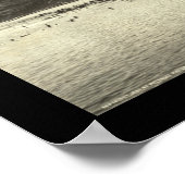 Santa Cruz CA Beach Foto 1908 Poster (Hoek)