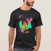 Santa Cruz CA California, 70s, 80s Summer Retro Ei T-shirt (Voorkant)