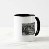 Santa Cruz, CA - Fisherman's Wharf Scene Mok (Voorkant rechts)