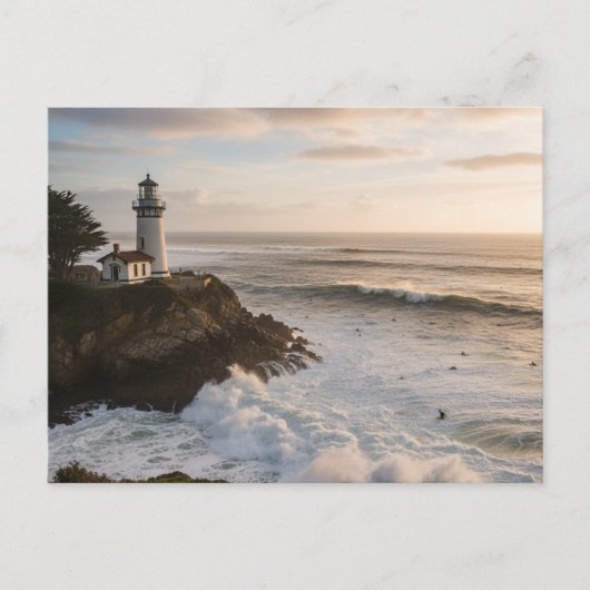 Santa Cruz CA Mark Abbott Memorial Lighthouse Briefkaart (Voorkant)