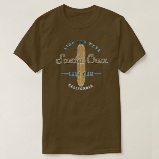 Santa Cruz, CA  Surfers T T-shirt (Design voorkant)