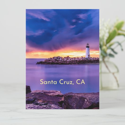 Santa Cruz, CA vuurtoren (Staand voorkant)