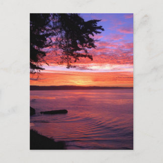 Santa Cruz, CA. zonsopgang Briefkaart