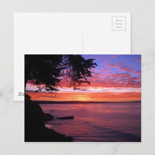 Santa Cruz, CA. zonsopgang Briefkaart (Voorkant / Achterkant)