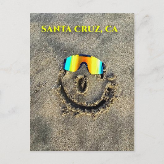Santa Cruz California Beach Briefkaart Note Kaart (Voorkant)