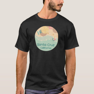 Santa Cruz California -  Beach Souvenir Cla T-shirt