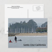 Santa Cruz California Briefkaart (Voorkant / Achterkant)
