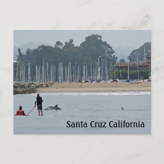 Santa Cruz California Briefkaart (Voorkant)