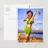 Santa Cruz California Briefkaart (Voorkant / Achterkant)