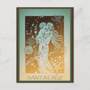 Santa Cruz California Briefkaart