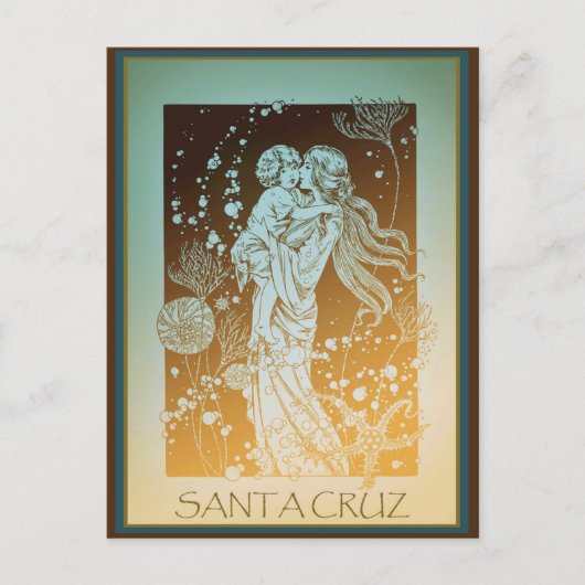Santa Cruz California Briefkaart (Voorkant)