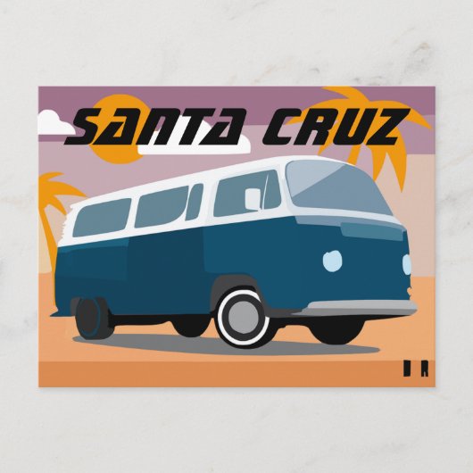 SANTA CRUZ CALIFORNIA BRIEFKAART (Voorkant)