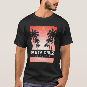 Santa Cruz California Ca Retro Surfer T-shirt