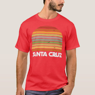 Santa Cruz California CA Retro Surfer T-shirt