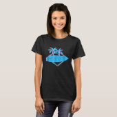 Santa Cruz California CA Surf Palmbomen Souvenir T-shirt (Voorkant volledig)