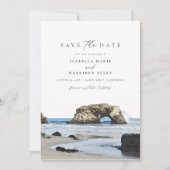 SANTA CRUZ California Coast Skyline Save the Date Kaart (Voorkant)