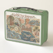 Santa Cruz California Dreams Map UCSC Surfing (Achterkant)