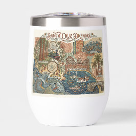 Santa Cruz California Dreams Map UCSC Surfing