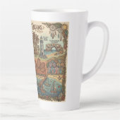 Santa Cruz California Dreams Map – Vibrant Coast Latte Mok (Rechts)