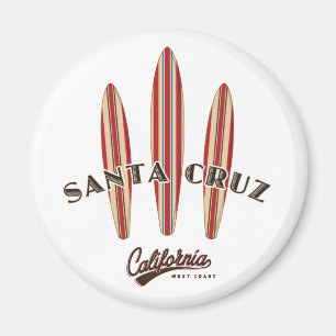 Santa Cruz California Drie Surfboards Magneet