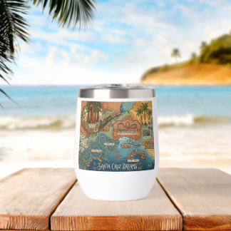 Santa Cruz California Droomkaart – Levendige Kust