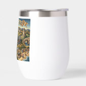 Santa Cruz California Illustrated Map UCSC Wharf (Links)