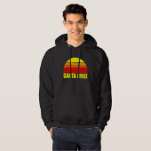 Santa Cruz California, jaren '70, 80 en '90 Hoodie (Voorkant volledig)