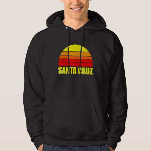 Santa Cruz California, jaren '70, 80 en '90 Hoodie (Voorkant)