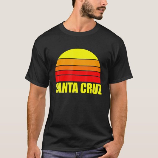 Santa Cruz California, jaren '70, 80 en '90 T-shirt (Voorkant)