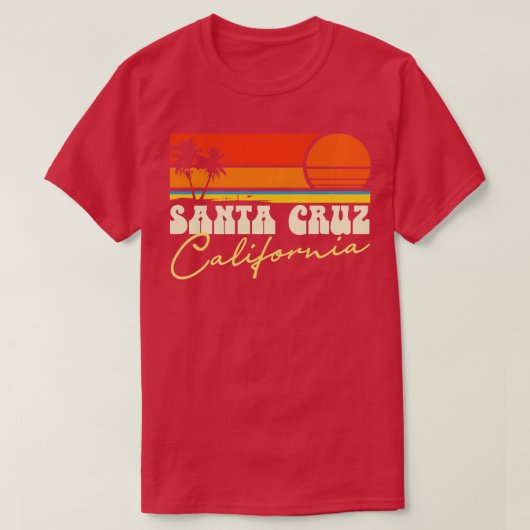 Santa Cruz California Long Hoeve T-shirt (Design voorkant)