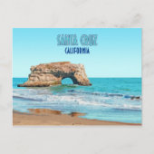 Santa Cruz California Natural Bridges State Beach Briefkaart (Voorkant)