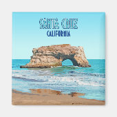 Santa Cruz California Natural Bridges State Beach Magneet (Voorkant)