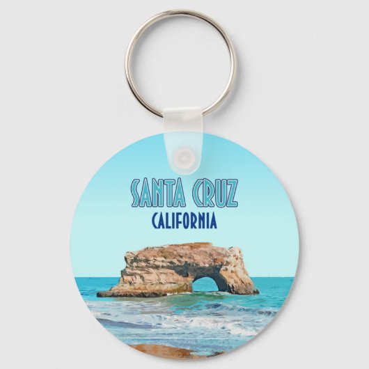 Santa Cruz California Natural Bridges State Beach Sleutelhanger (Voorkant)