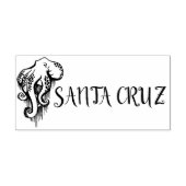 Santa Cruz California Octopus Rubber Stamp Rubberstempel (Afrduk)